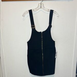 PacSuN, US size small, Black Sleeveless Zip-Up overall Dress